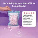 Set x 100 Máscaras Hidrofílicas Comprimidas - Imagen 3