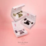 Set Masajeadores Roller + Gua Sha Corazón Amatista - Imagen 2